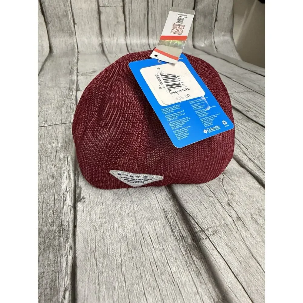 NWT Columbia PFG Texas A&M Aggies Stretch-Fitted Cap L/XL Maroon